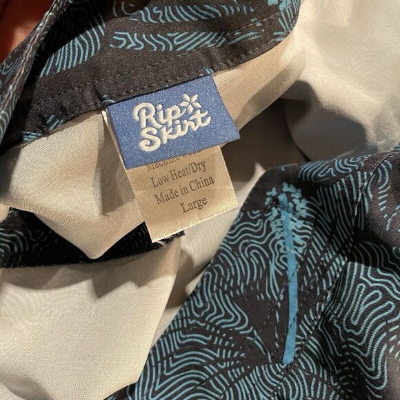 RipSkirt Hawaii Wrap Skirt Sz L Quick Dry Maui Moonlight Cover-Up Pockets - Picture 3 of 7